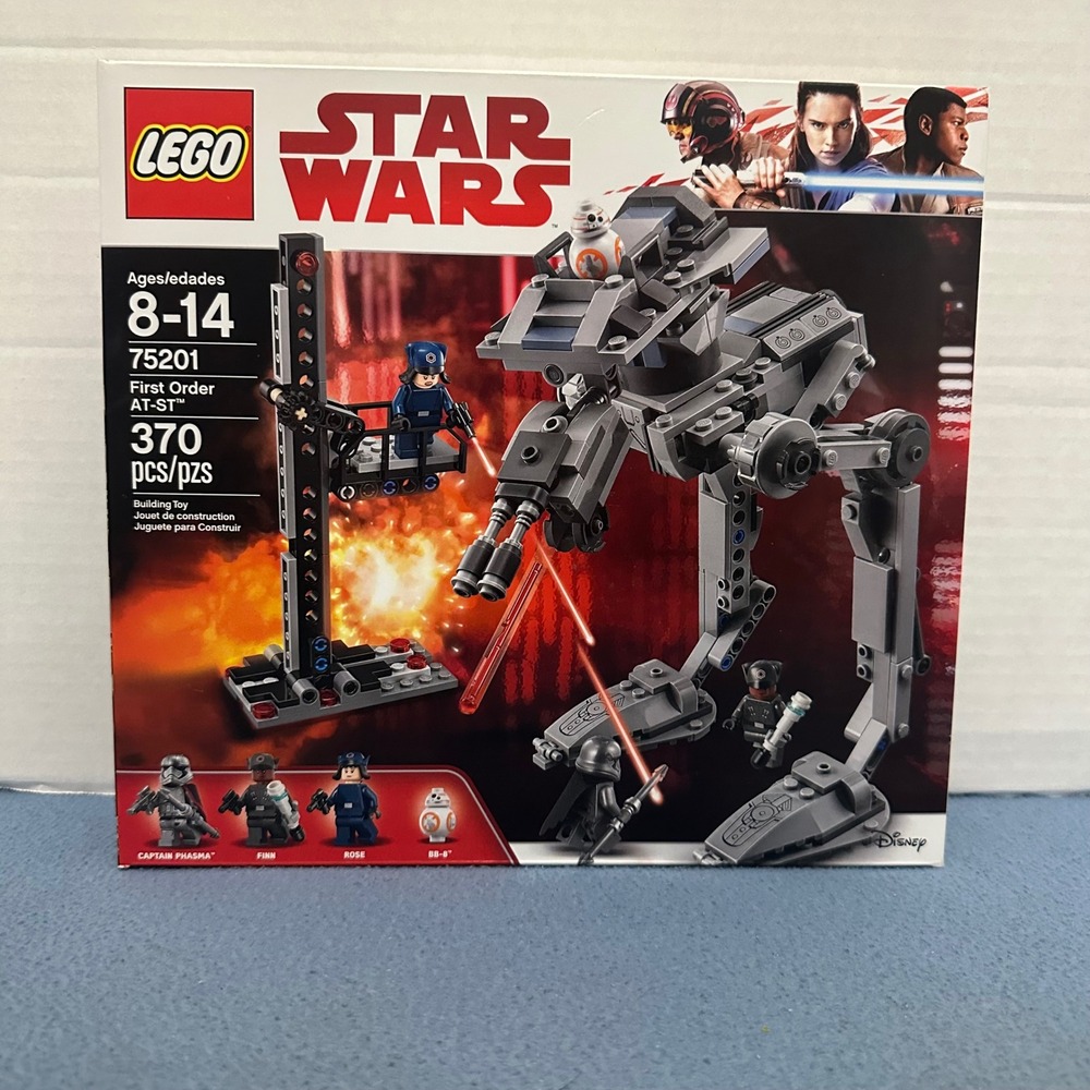 LEGO Star Wars First Order AT-ST Set 75201 The Last Jedi 370 Pcs New Sealed